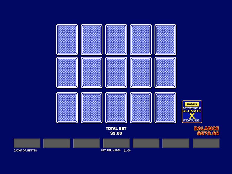 Ultimate X Triple Play Play Table Games Online at FanDuel Casino