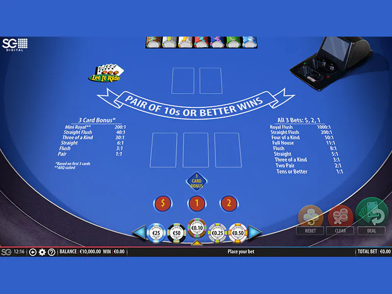Play Let It Ride Let it Ride | Play Table Games Online at FanDuel Casino
