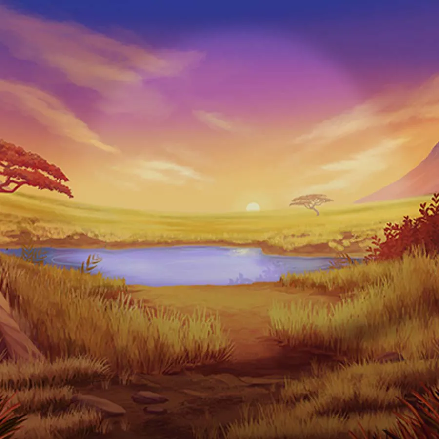 game-Lion Safari-background