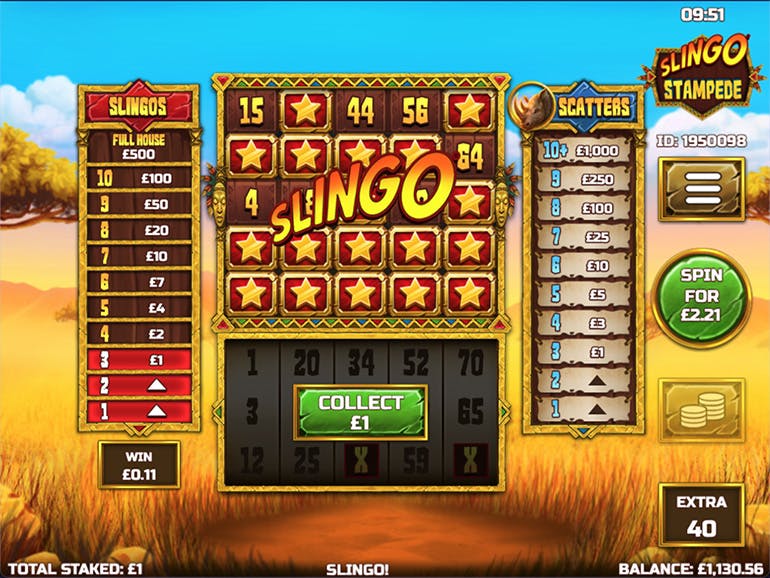 Gaming Realms presents: Slingo Stampede