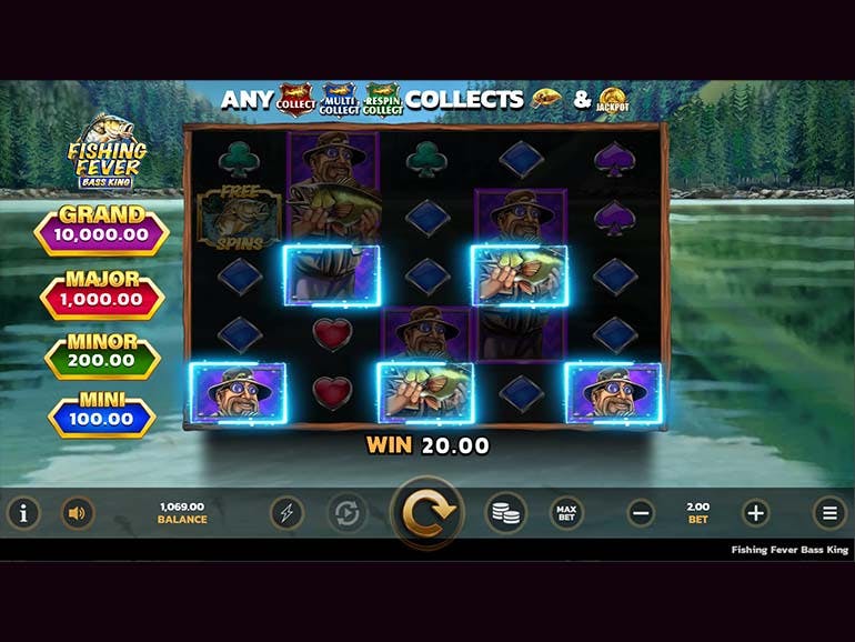 Fishing Fever Bass King slot