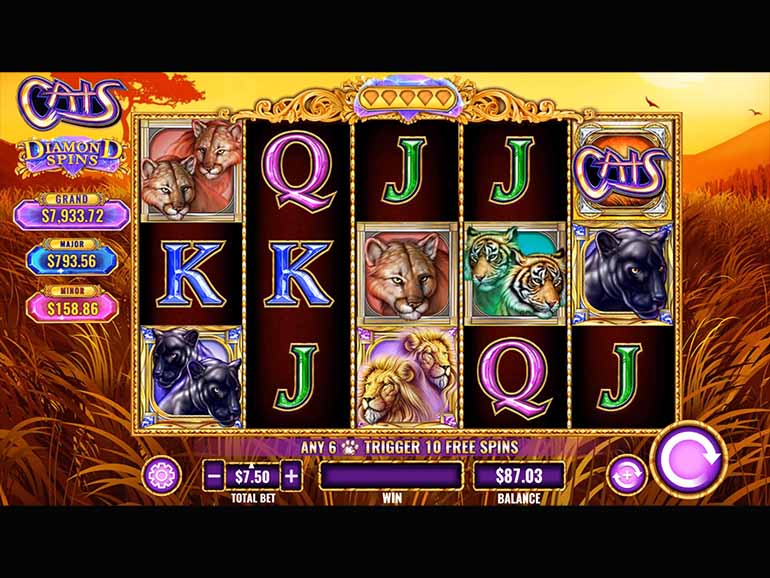 Diamond Spins Cats | Play Slot Games Online at FanDuel Casino