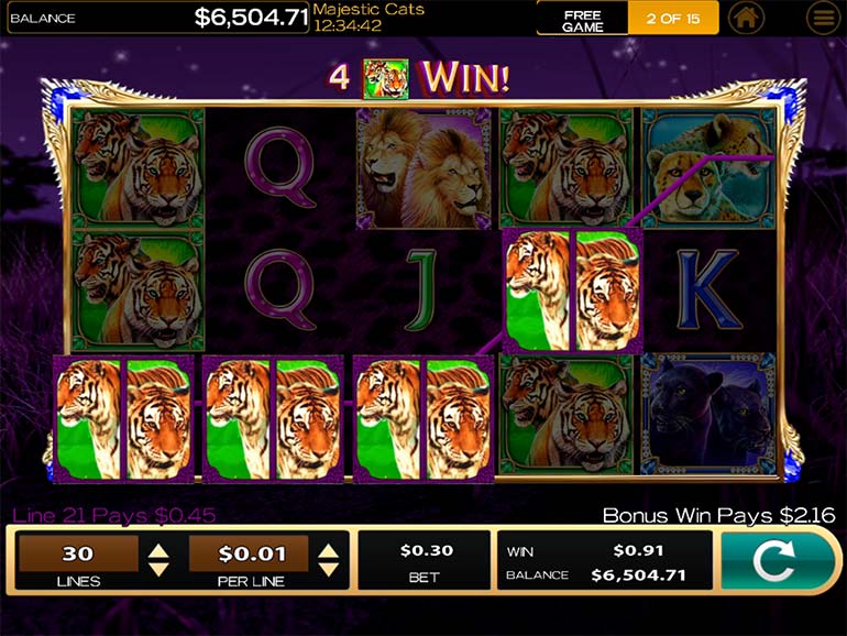 attrape 300% bonus de Majestic Casino en France