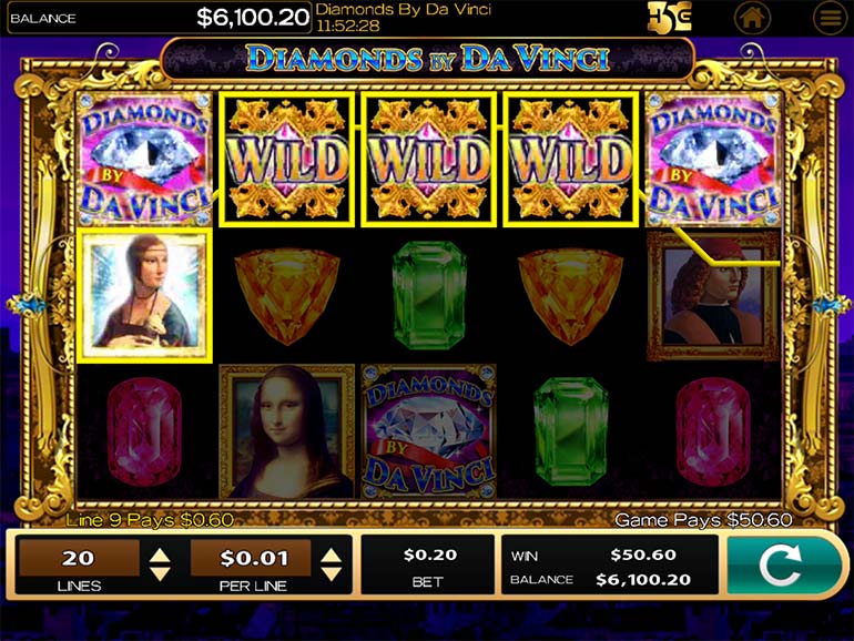 réclame Vinci Spin Casino bonus quotidien publicité