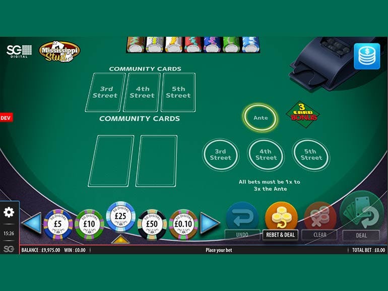 Mississippi Stud Play Table Games Online at FanDuel Casino Mississippi Stud Play Table Games Online at FanDuel Casino