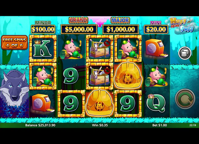 Huff N' More Puff Play Slot Games Online at FanDuel Casino