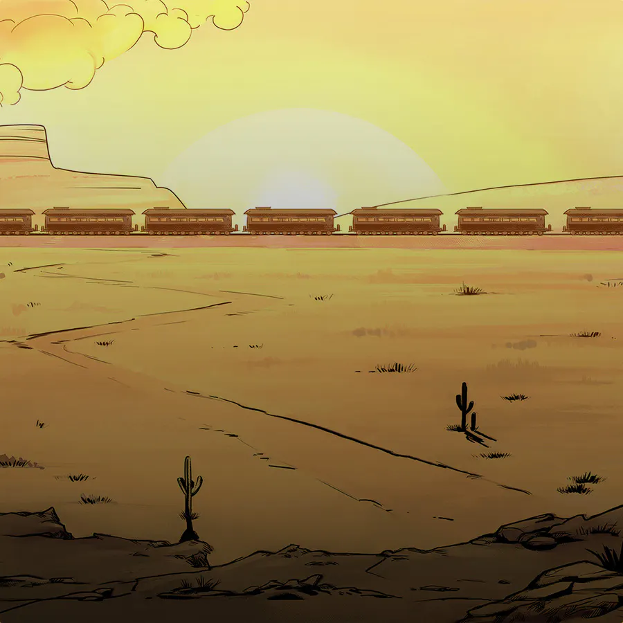 game-Wild Wild West: The Great Train Heist-background