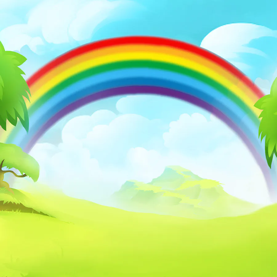 game-Rainbows and Gold-background