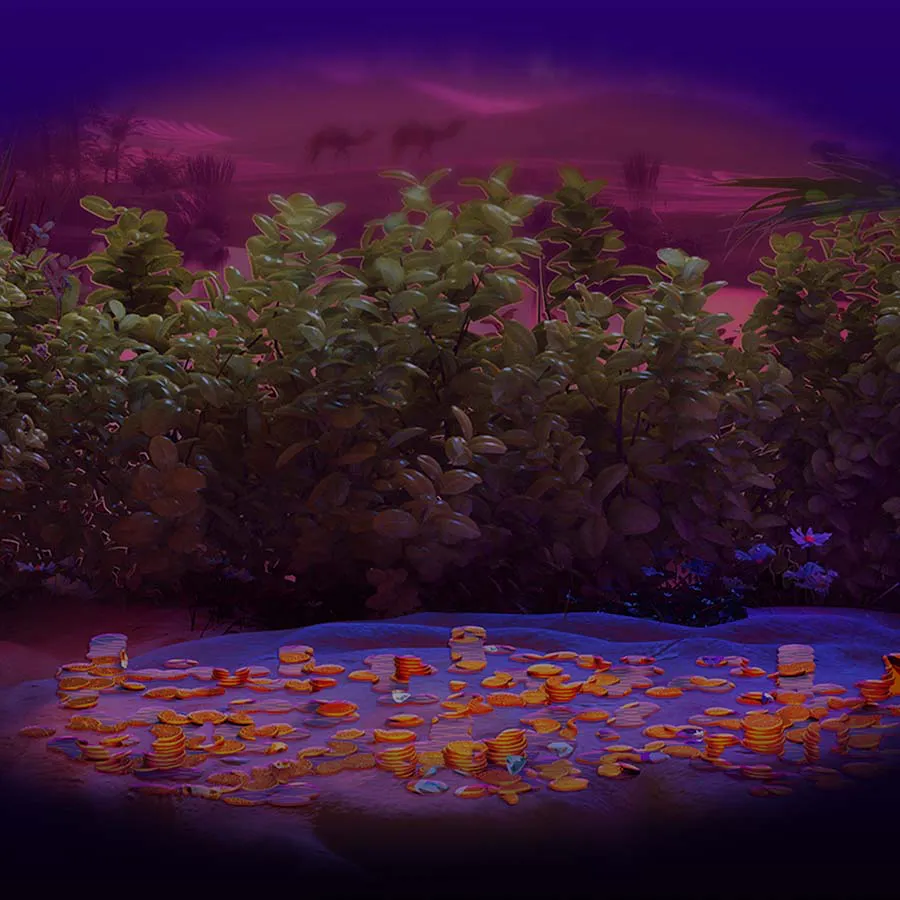 game-Mystery of the Lamp Treasure Oasis-background