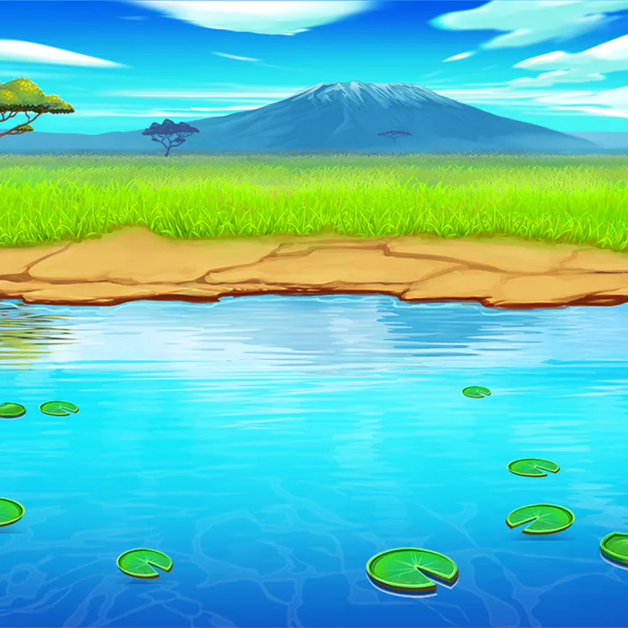 game-3 Lucky Hippos-background