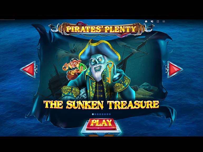 Pirates' Plenty The Sunken Treasure Play Slot Games Online at