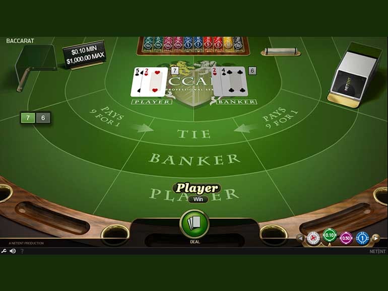 First Person Baccarat game