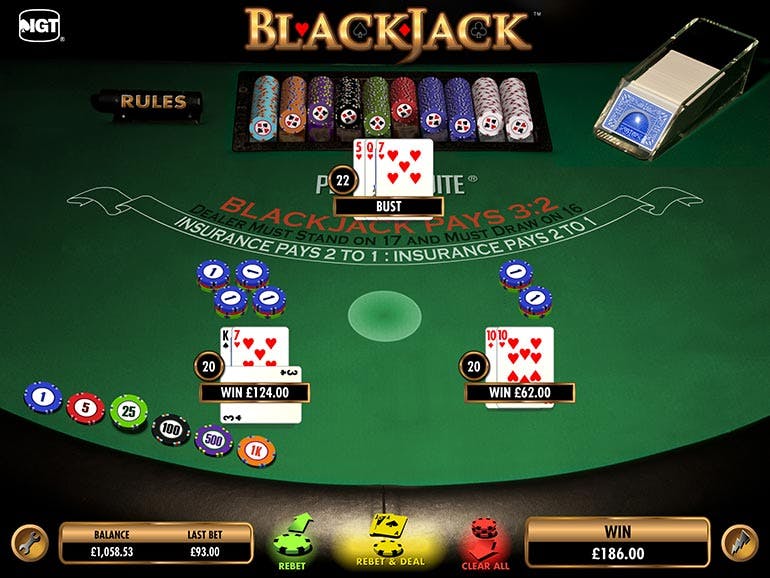 Blackjack game