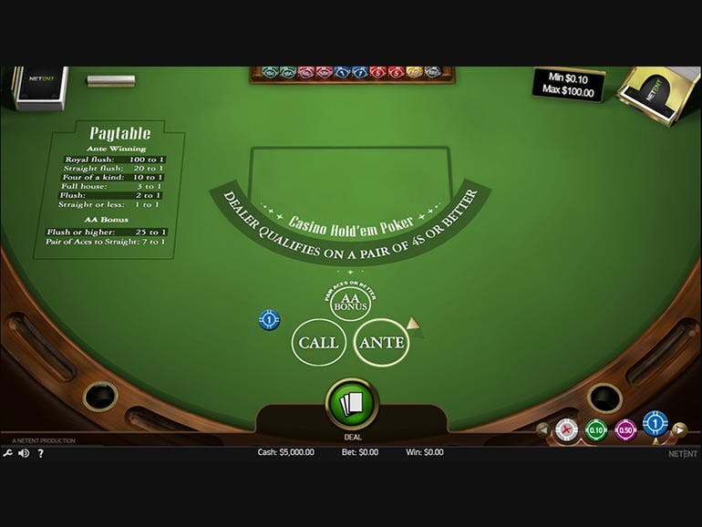 Casino Hold'em online
