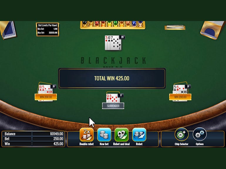 Multiplayer Blackjack Surrender slot