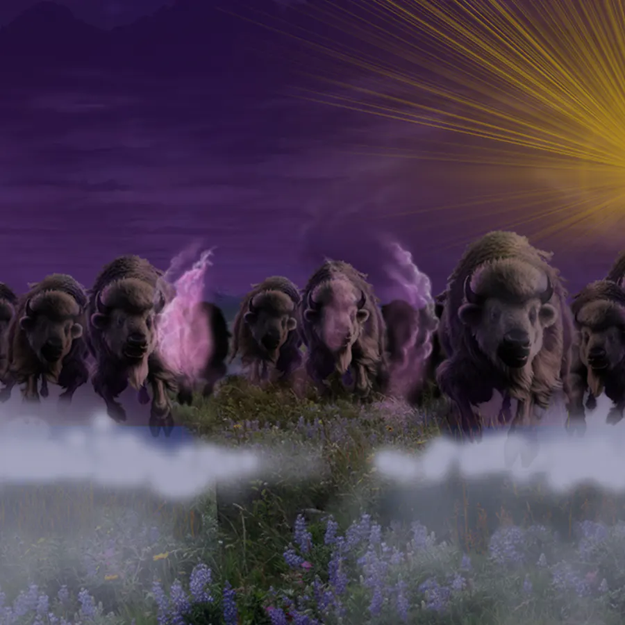 game-Thundering Buffalo: Golden Stampede-background