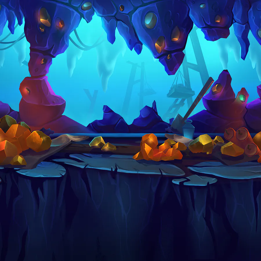 game-Gus's Gold Minecart Mayhem-background
