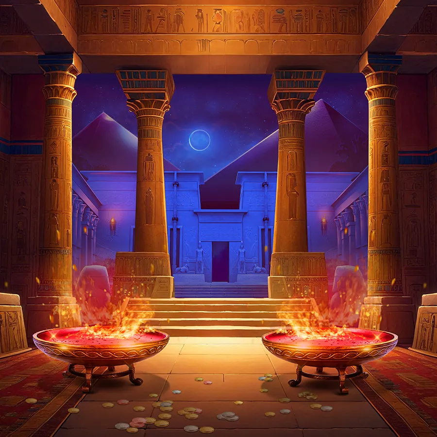 game-Queens of Ra: Coin Collect-background
