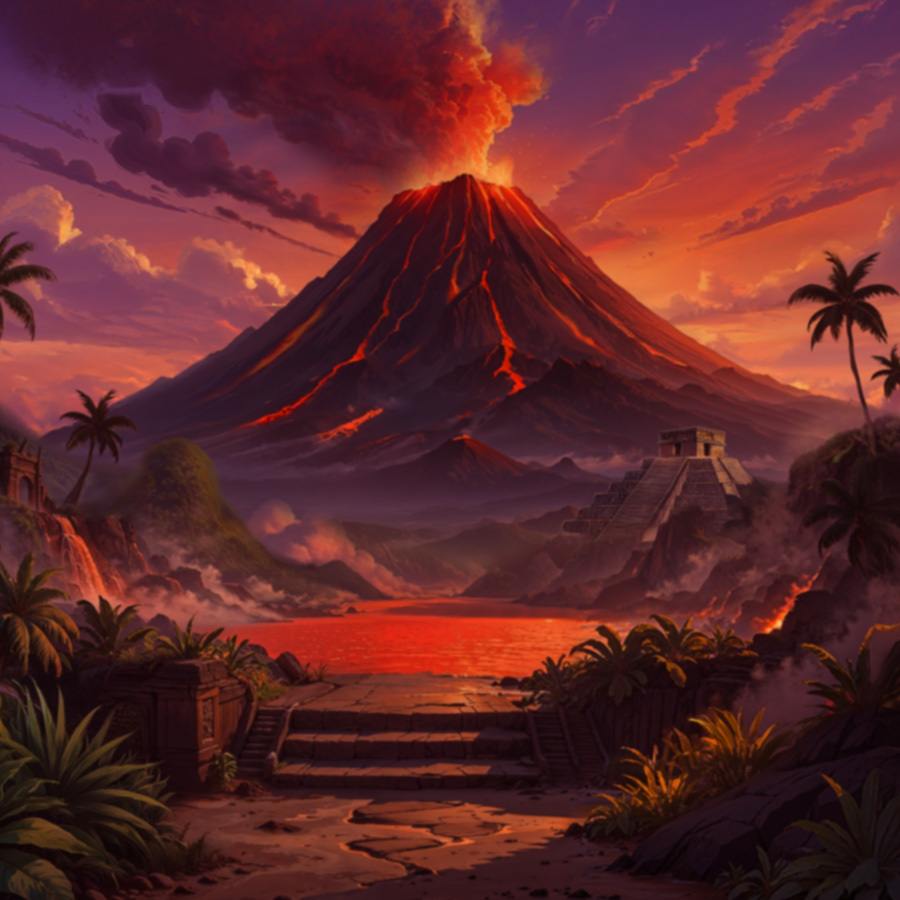 game-Aztec Inferno: Gold Eruption-background