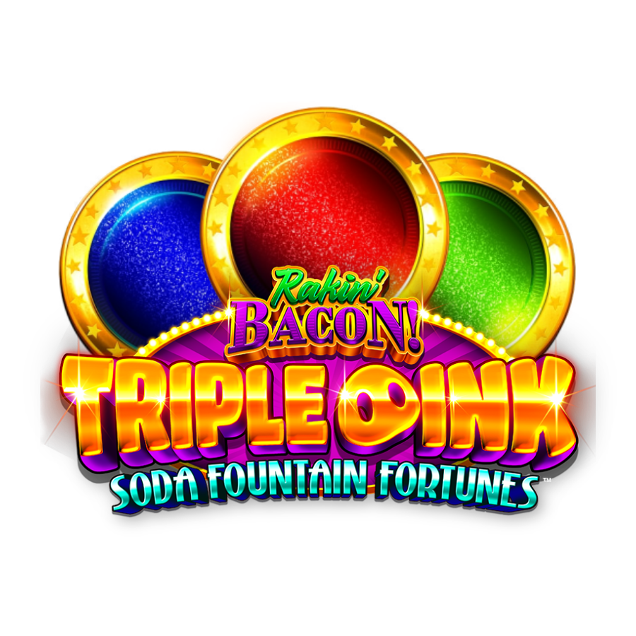 game-Rakin' Bacon Triple Oink Soda Fountain Fortunes-logo