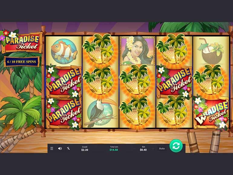 Paradise Ticket slot