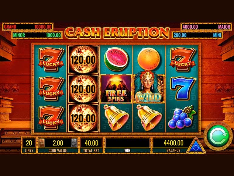 cash eruption slot machine