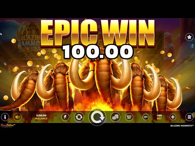 Blazing Mammoth | Play Slot Games Online at FanDuel Casino