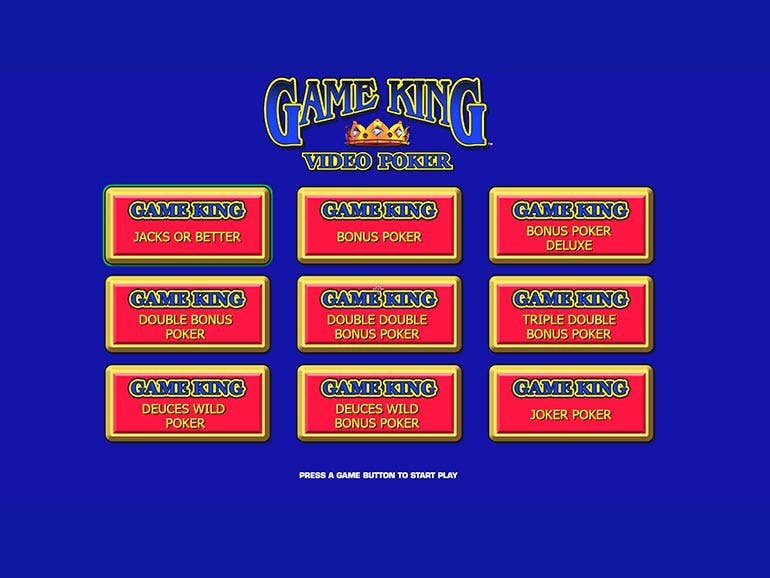 Game King Video Poker online
