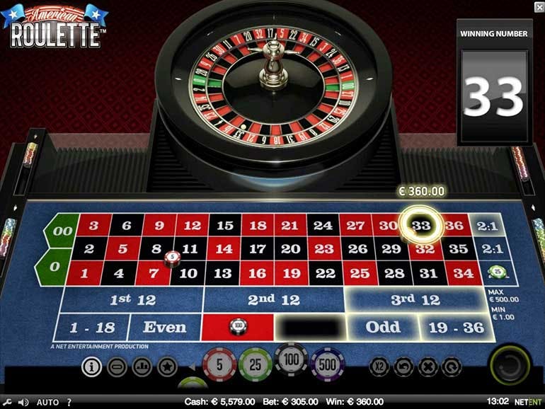 American Roulette online