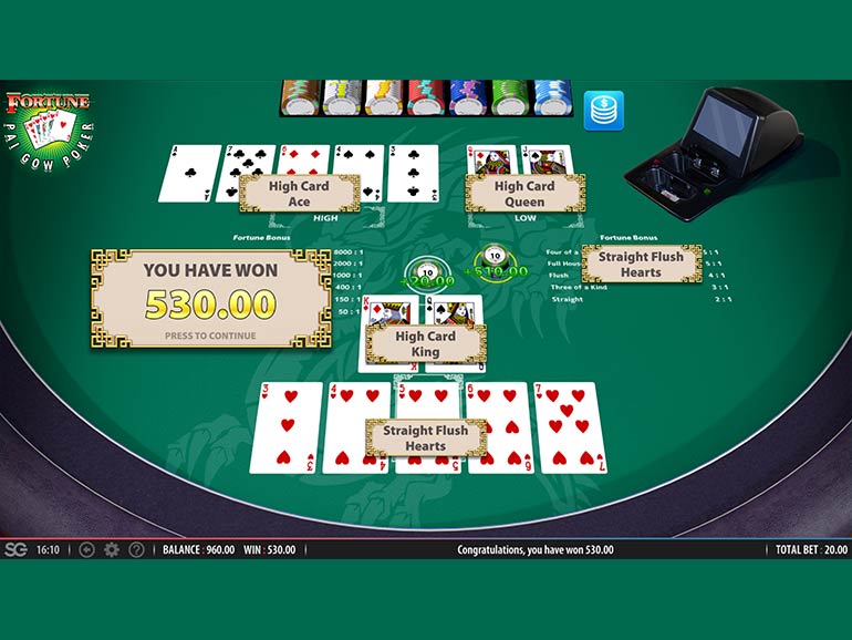 Fortune Pai Gow Poker Play Table Games Online at FanDuel Casino