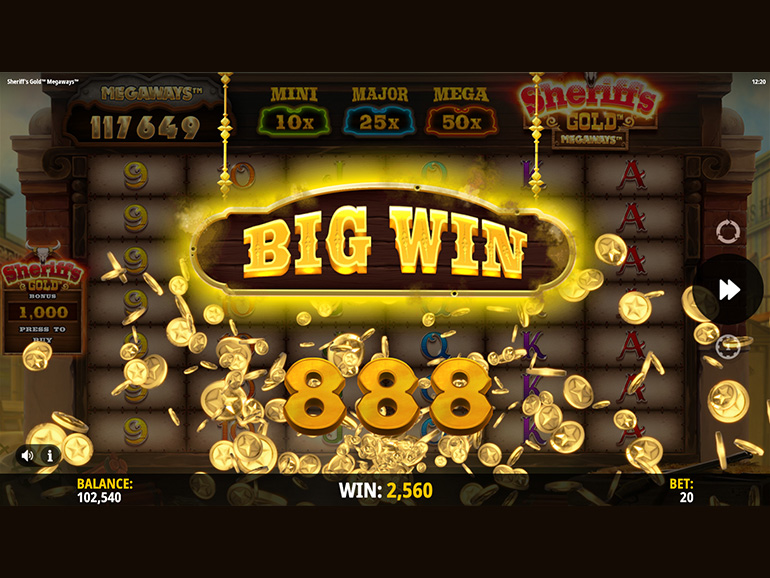 Sheriff's Gold Megaways w/ Bonus Buys Play Slot Games Online at