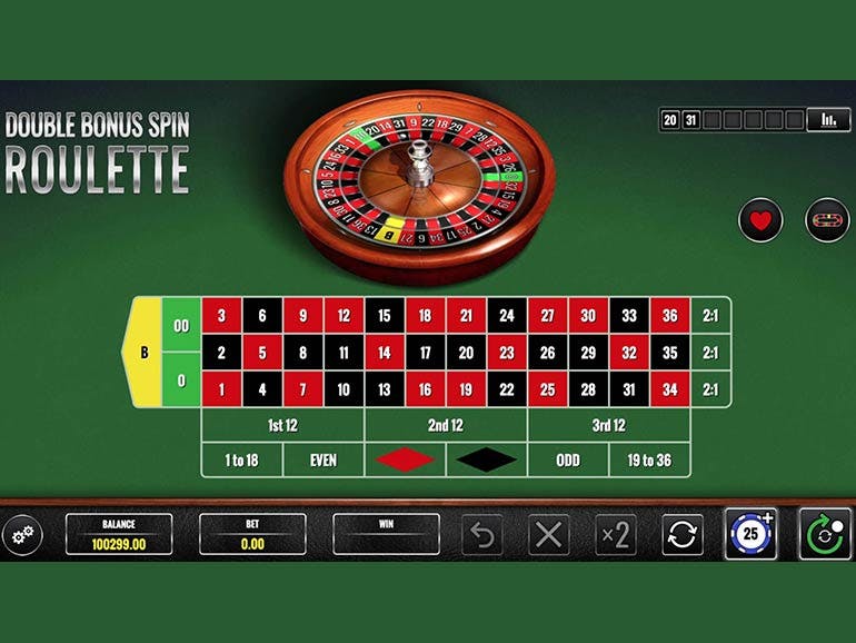 Double Bonus Spin Roulette 2021 online