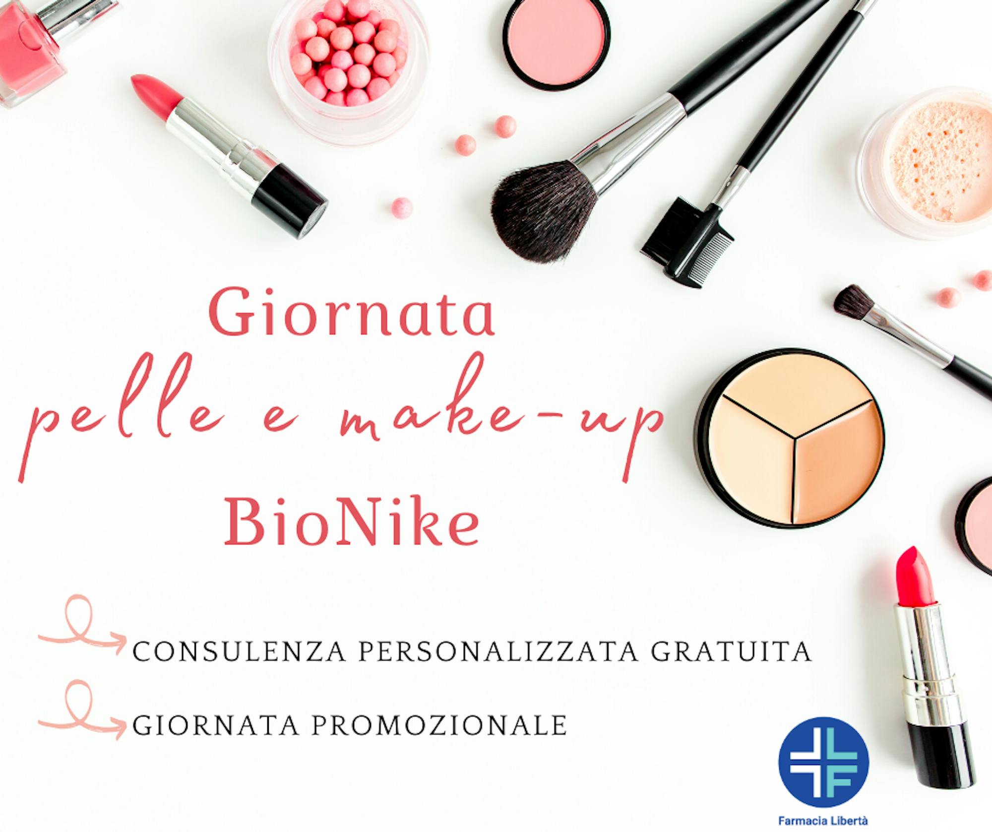 Giornata pelle e make-up Bionike Farmacia Libertà