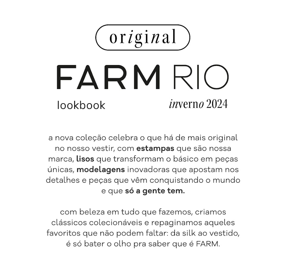 Do Brasil Para o Mundo: Farm lança coleção com foco no mercado  internacional