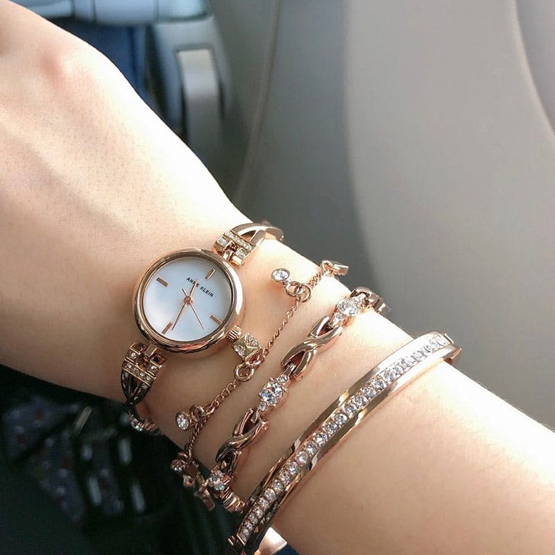 Anne Klein watch and bracelets