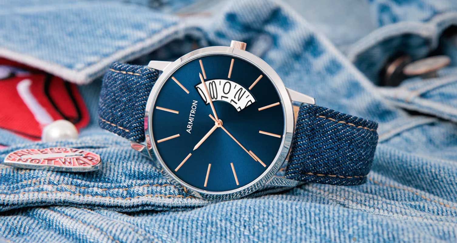 Armitron blue jean watch