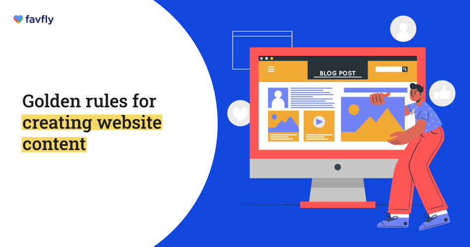 11 Golden Rules To Create Website Content for Your Website [2023] - blog poster