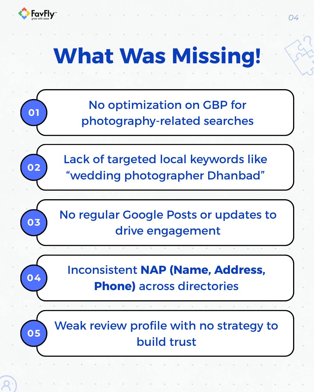 What Was Missing on Gupta Foto’s GBP