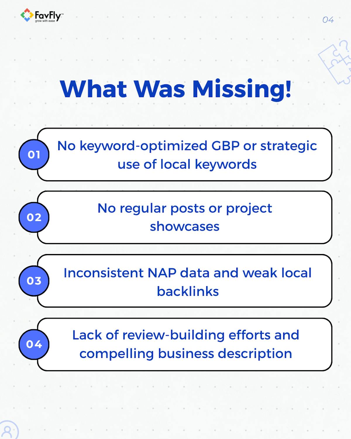 What Was Missing on Bosky Interior’s GBP