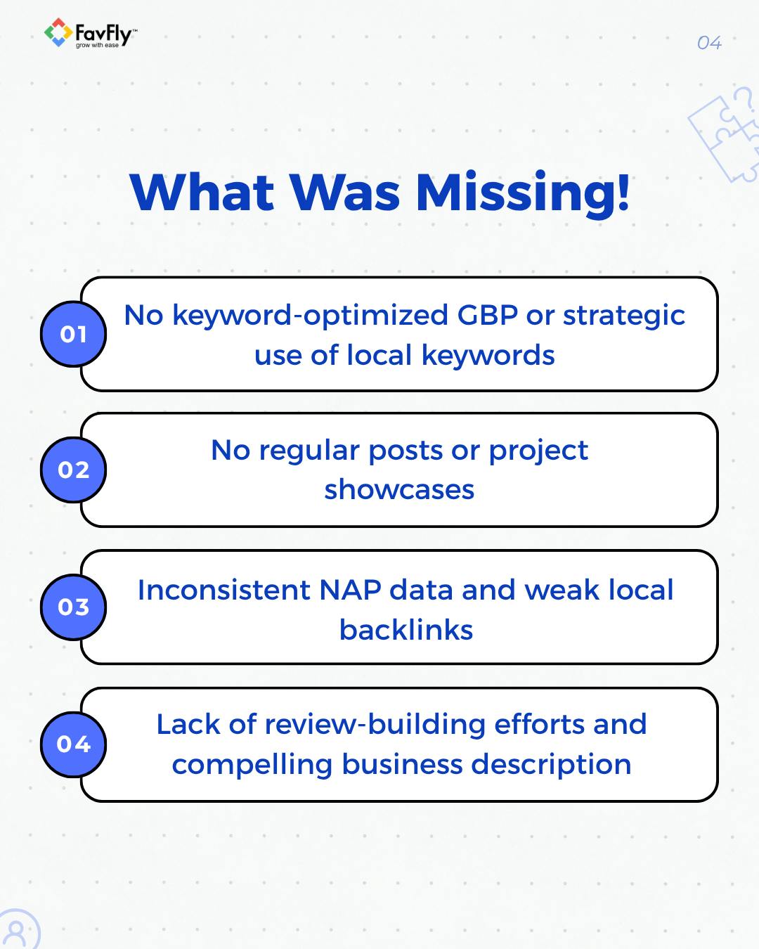 What Was Missing on Bosky Interior’s GBP