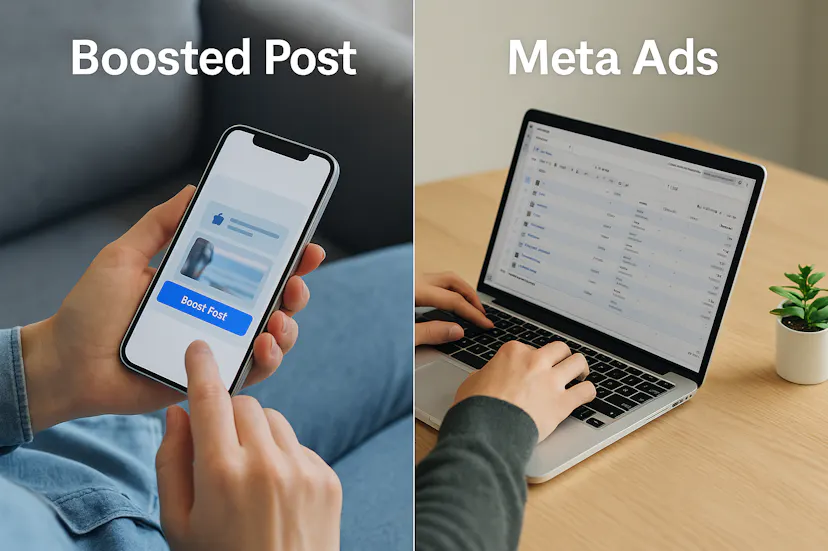 Boosted Post vs. Meta Ads: Key Differences & What Should You Use?