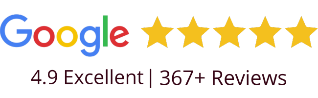 Google Review 4.9 Excellent 367+ Reviews
