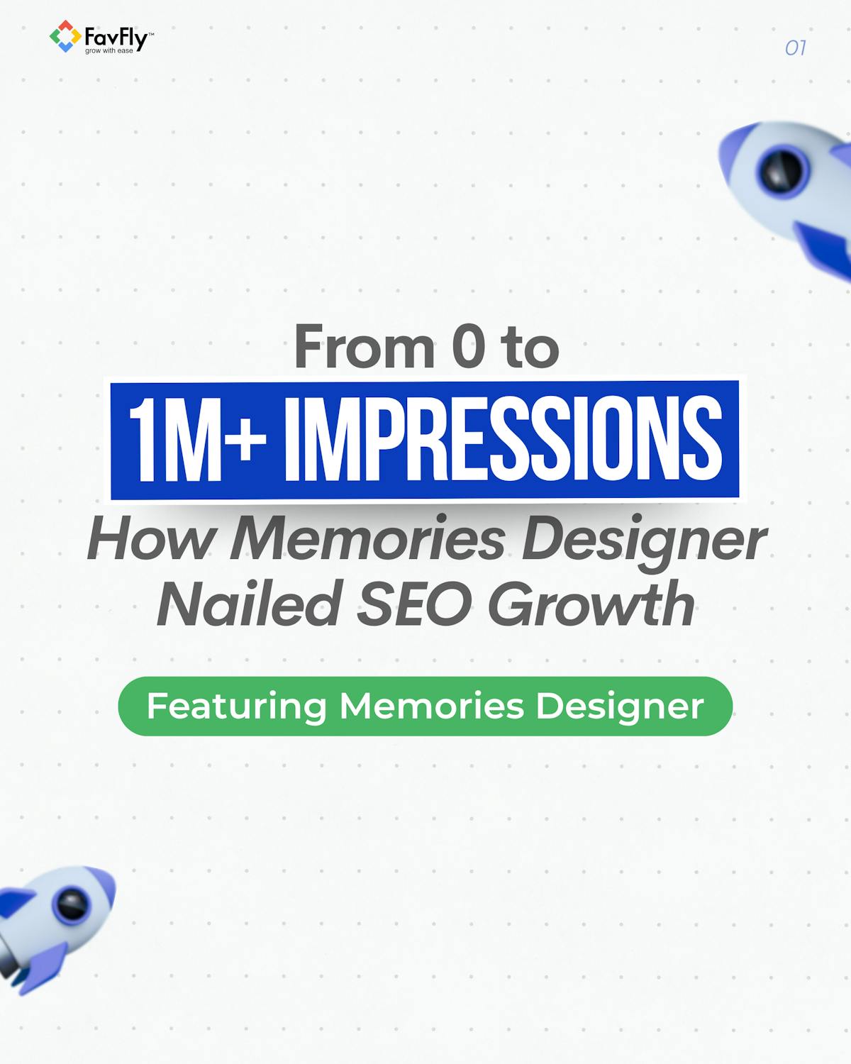 From 0 to 1M+ Impressions: How Memories Designer Nailed SEO Growth