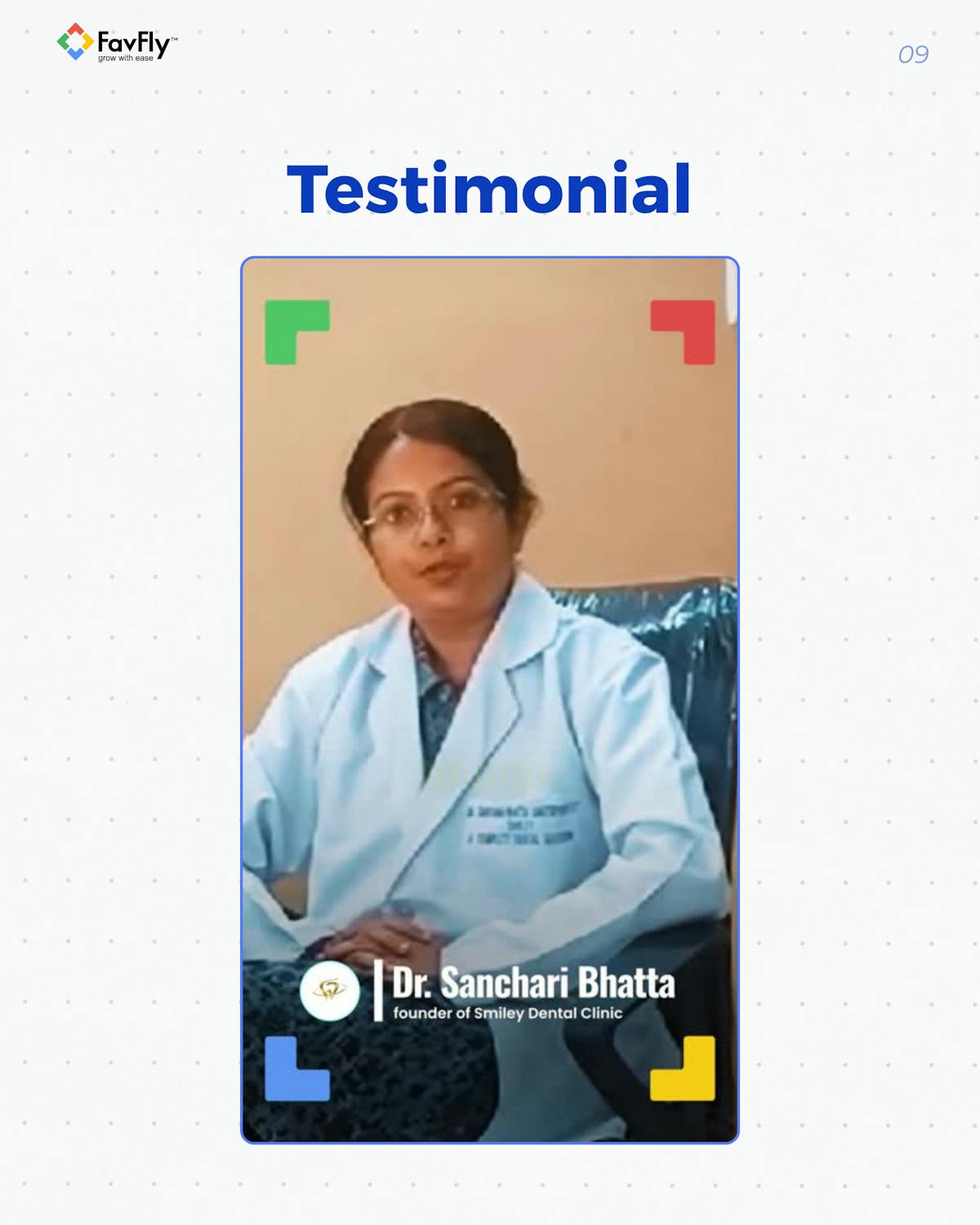 The Testimonial We got from Smiley Dental Clinic