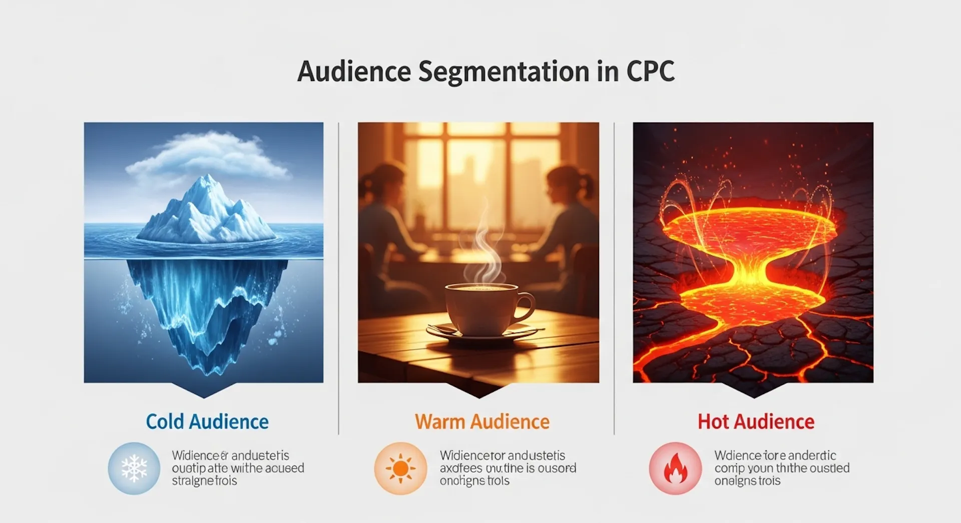 Separate Cold, Warm, and Hot Audiences