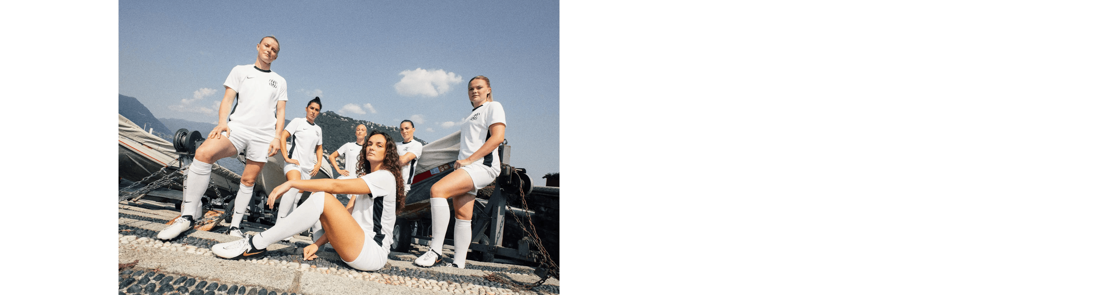 Images of Como and players