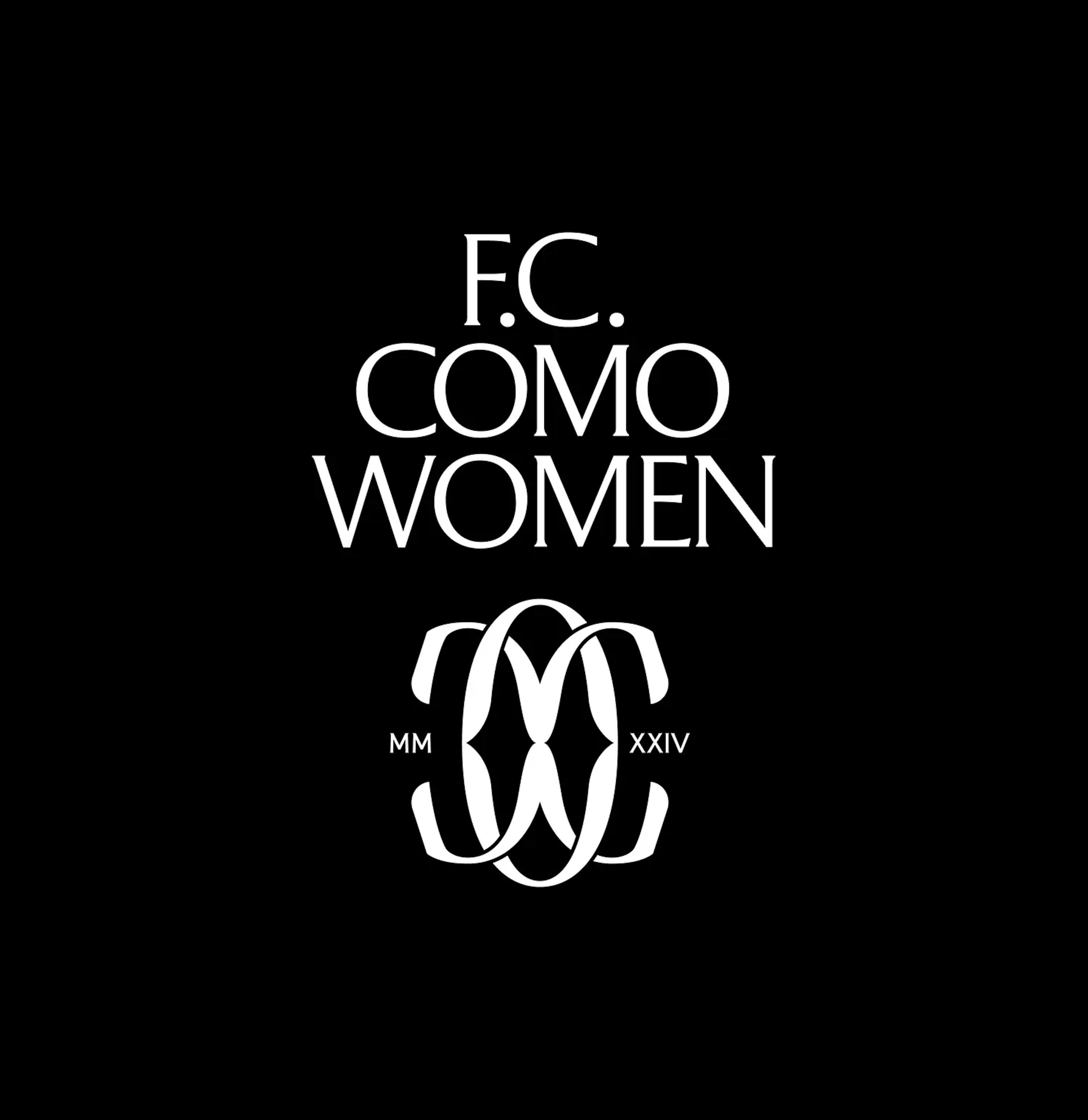 F.C. Como Women Logo Black