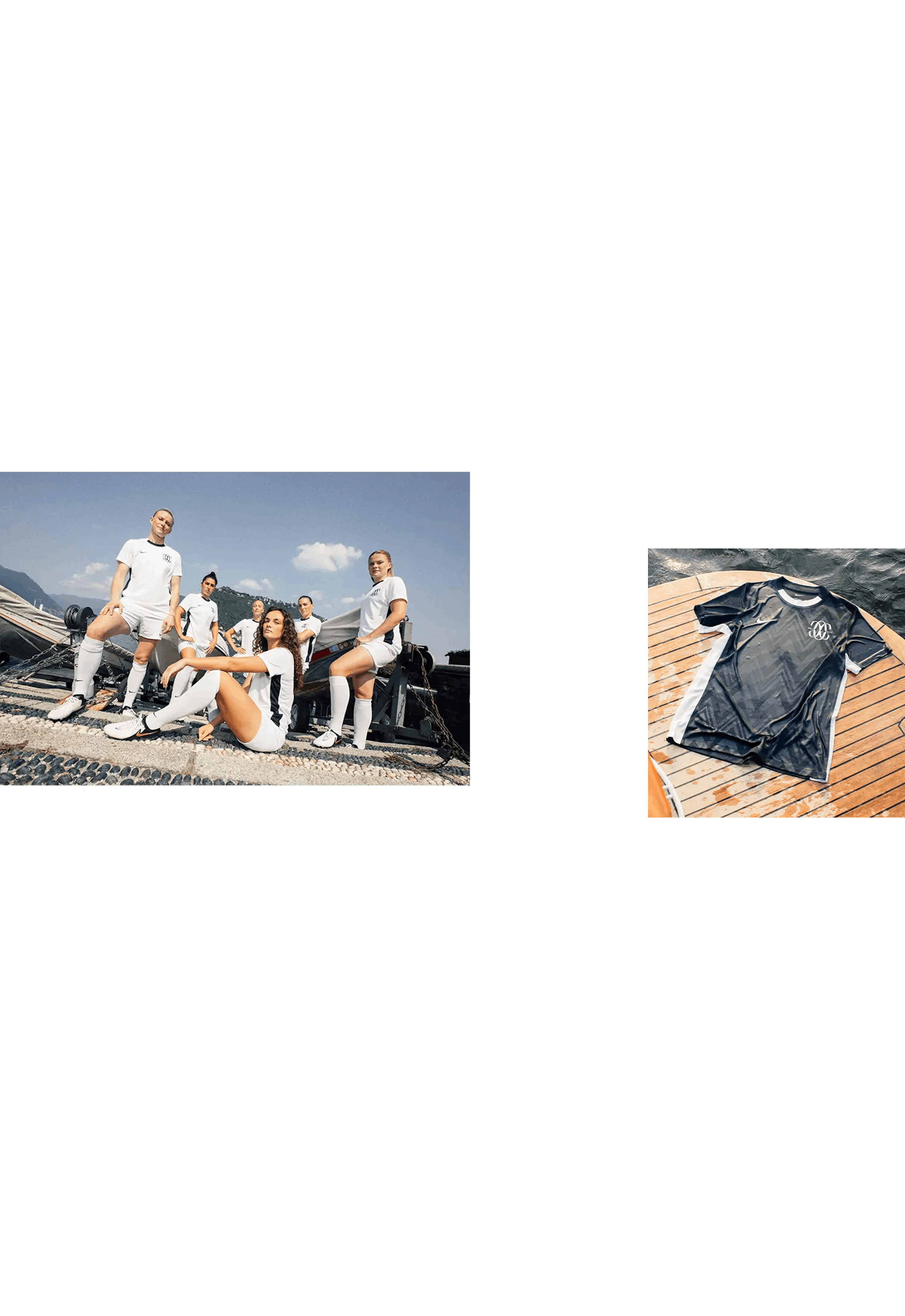Images of Como and players