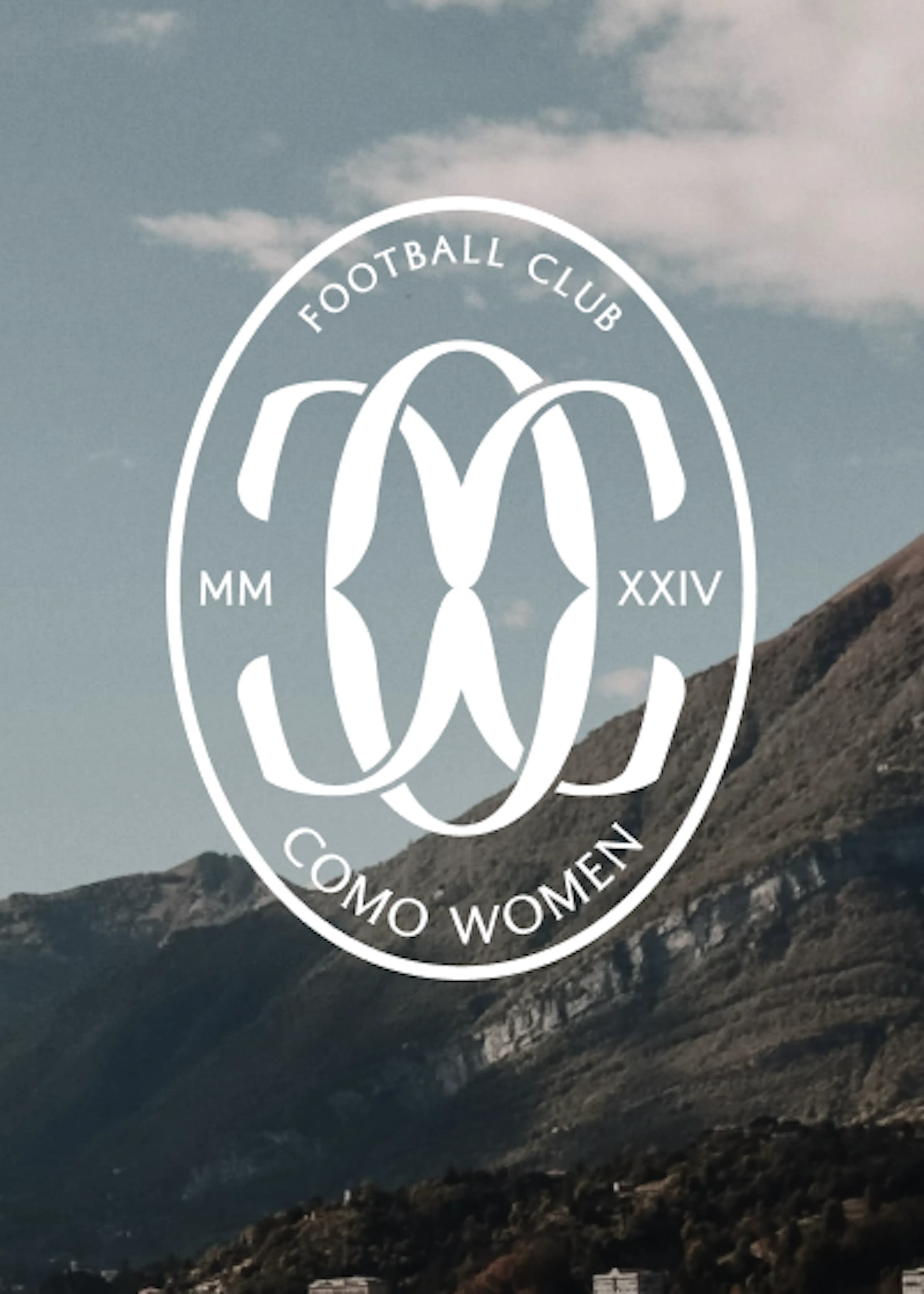 Como Logo with lake in background