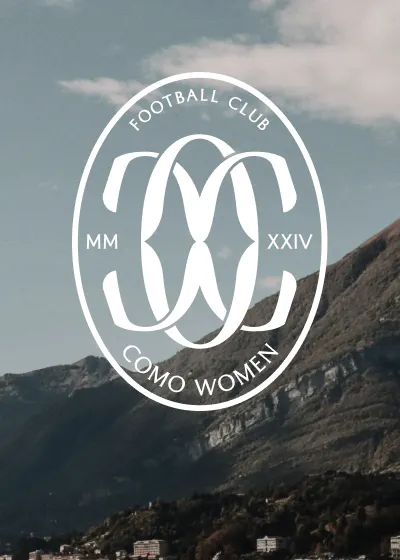 Como Logo with lake in background